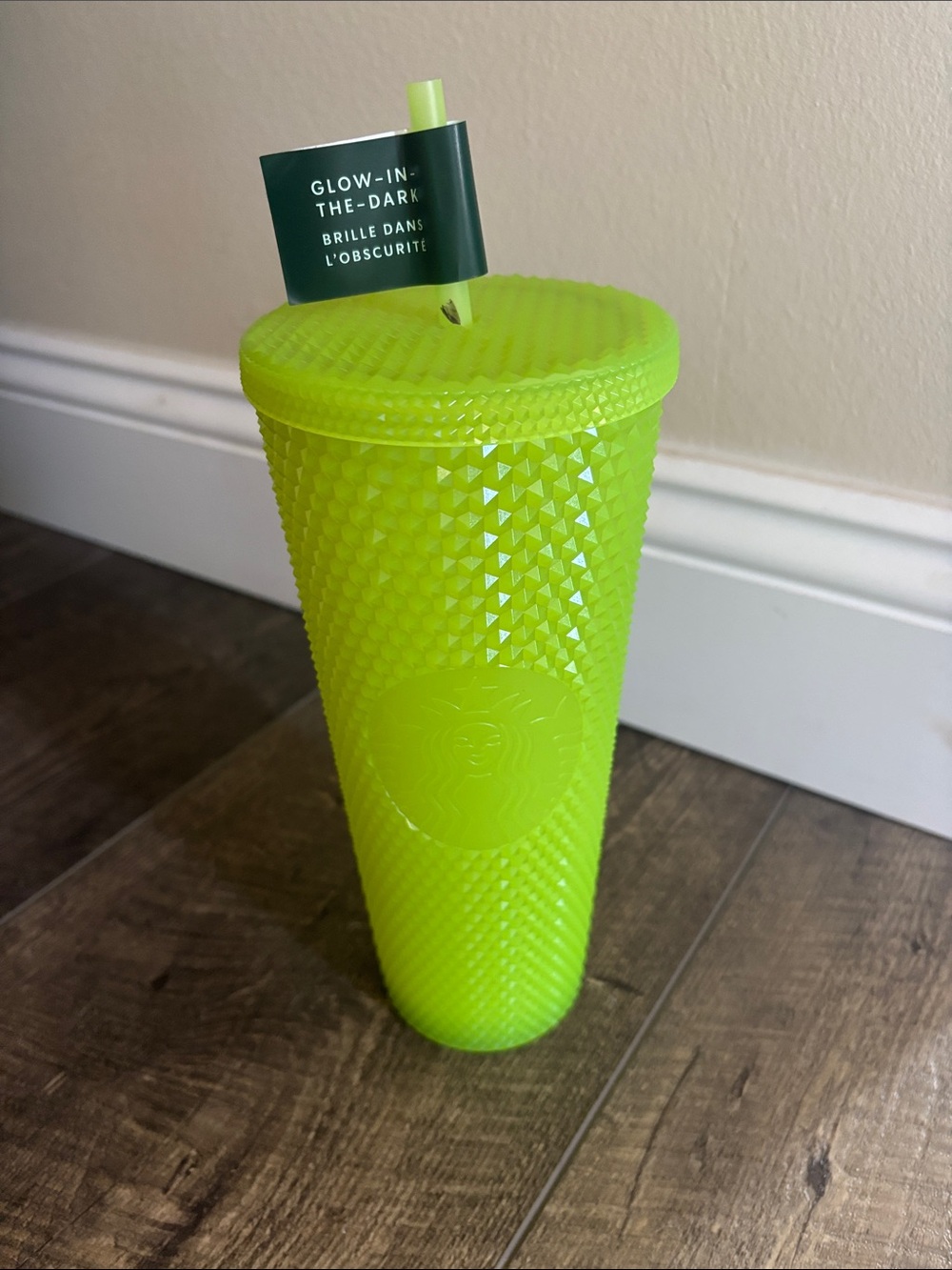 Starbucks Lemongrass Glow in the Dark Studded Venti Cold Cup Tumbler